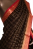 Double Checks Classic Mysore Crepe Silk Saree